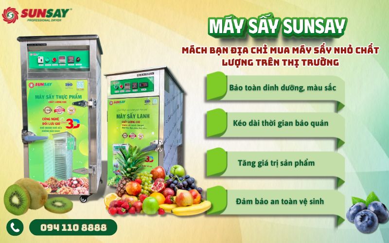 Máy sấy nhỏ SUNSAY