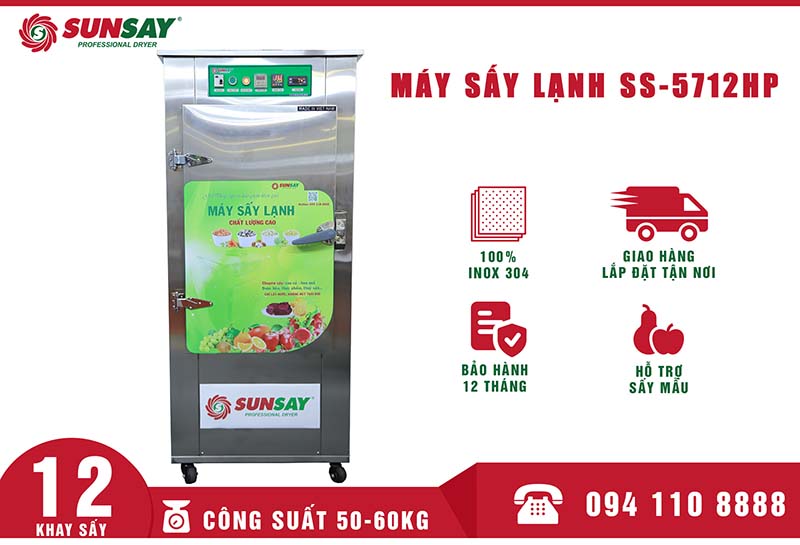 Máy sấy lạnh 12 khay