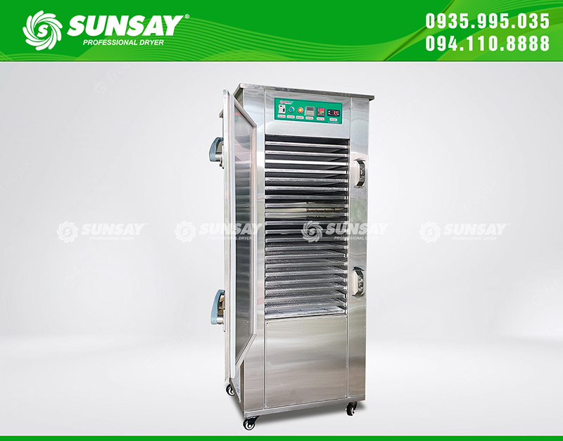 Máy sấy thịt 20 khay sấy được đa dạng các loại thịt
