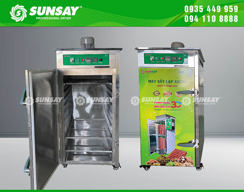 Máy sấy đa dạng các loại thực phẩm, trái cây và nhiều ưu điểm vượt trội khác