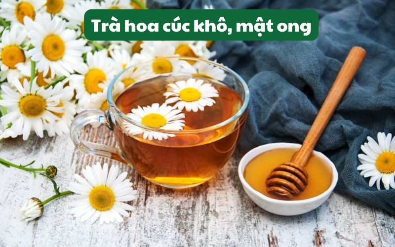 Trà hoa cúc khô mật ong