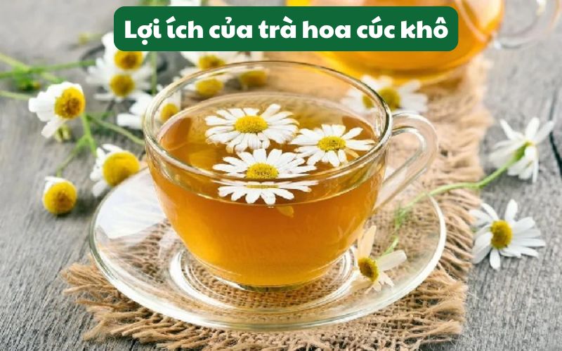 Những lợi ích tuyệt vời từ trà hoa cúc khô