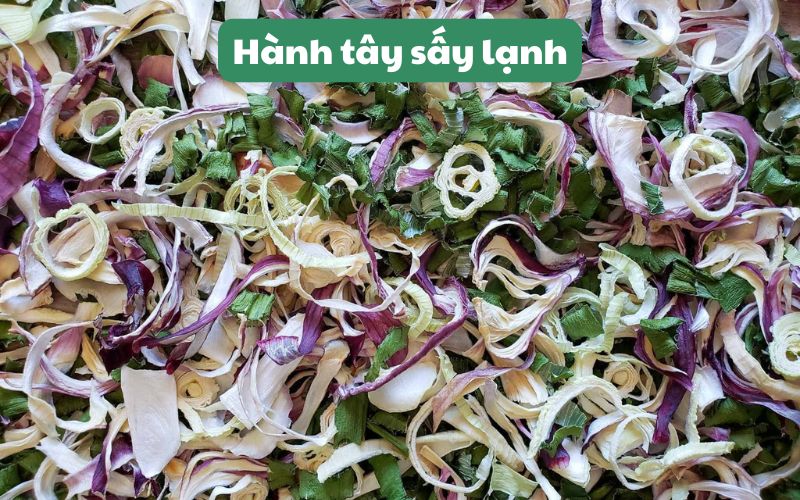 Công dụng của hành tây sấy lạnh đối với sức khỏe