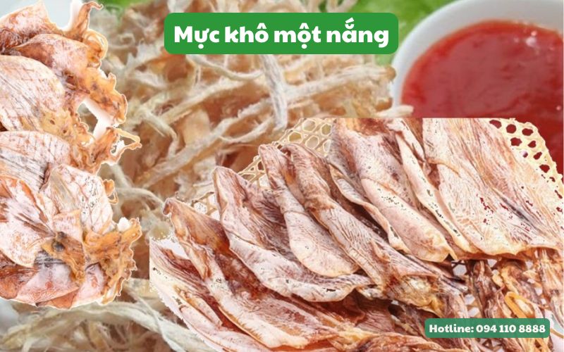 Giá trị dinh dưỡng từ mực khô một nắng