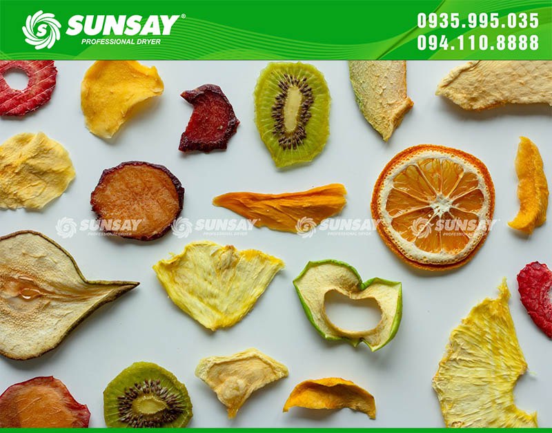 Sản phẩm từ máy sấy lạnh SUNSAY