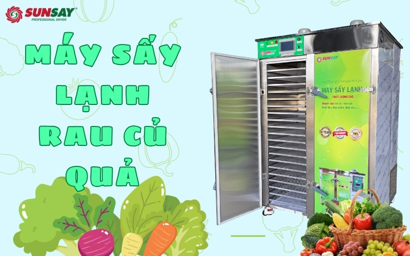 Xu hướng bảo quản rau củ quả nhờ phương pháp sấy lạnh