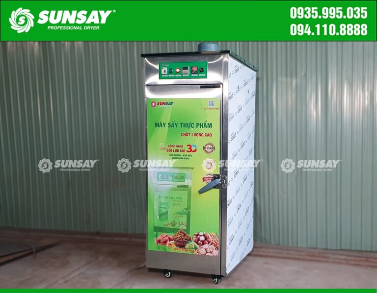 Máy sấy nhiệt đôi lưu 3D 12 khay