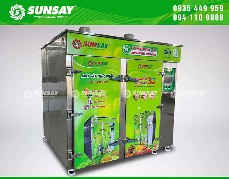 Máy sấy nhiệt đối lưu 64 khay