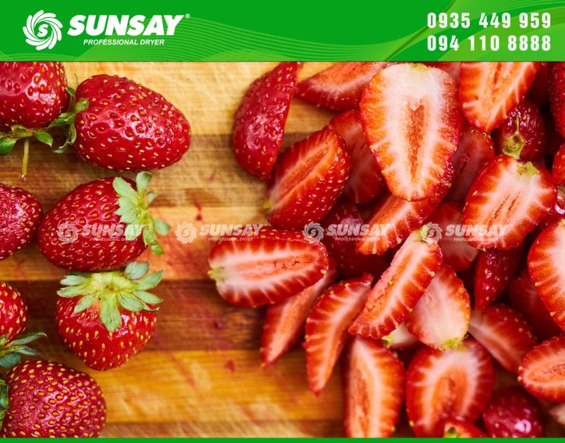 Máy sấy dâu tây