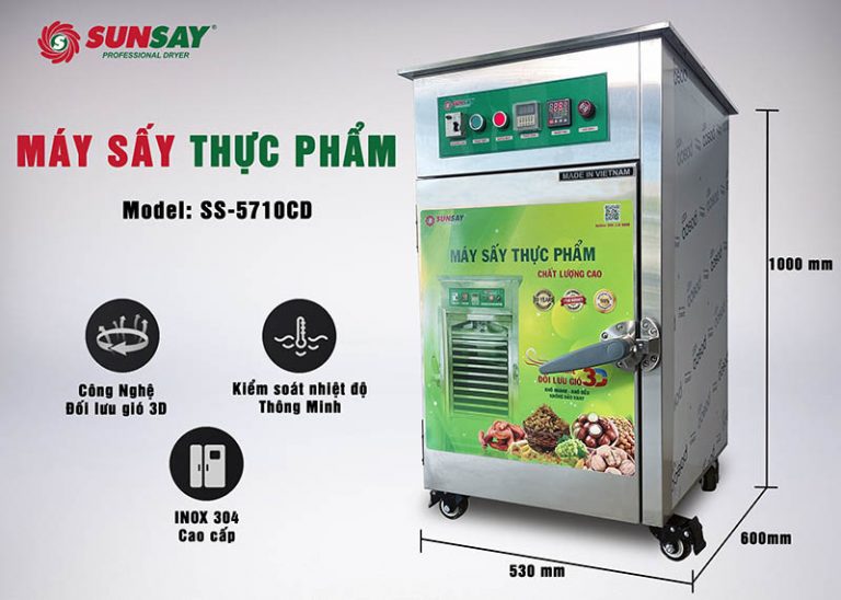 Máy sấy đối lưu 3D cho hải sản