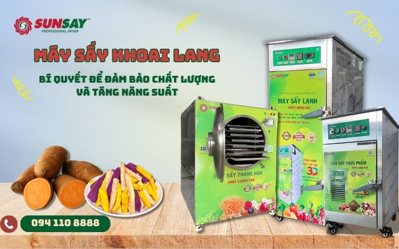 Máy sấy khoai lang