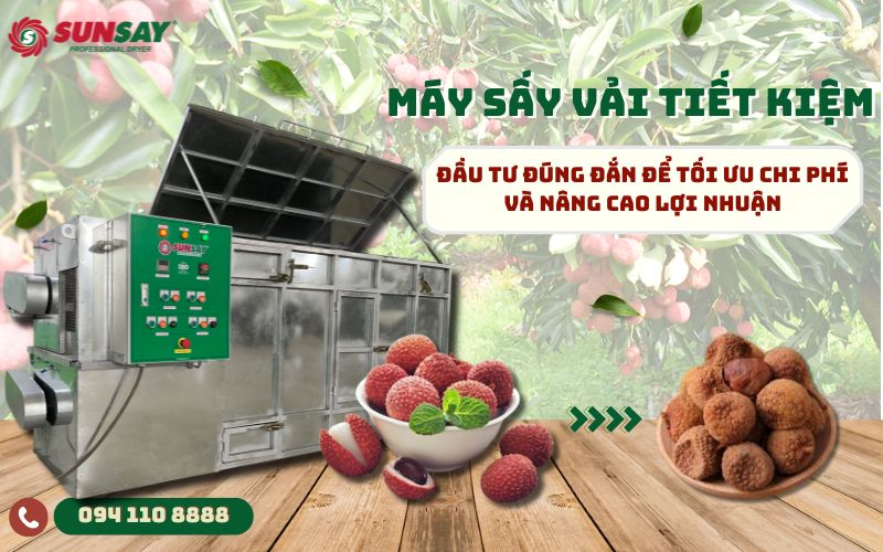 Máy sấy vải tiết kiệm
